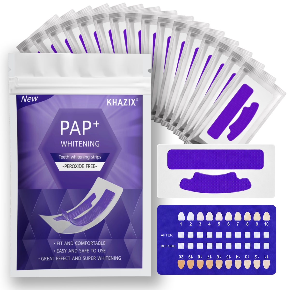 1/7 pasang Strip Pemutih Gigi  - Teeth Whitening Street ulasan dan harga