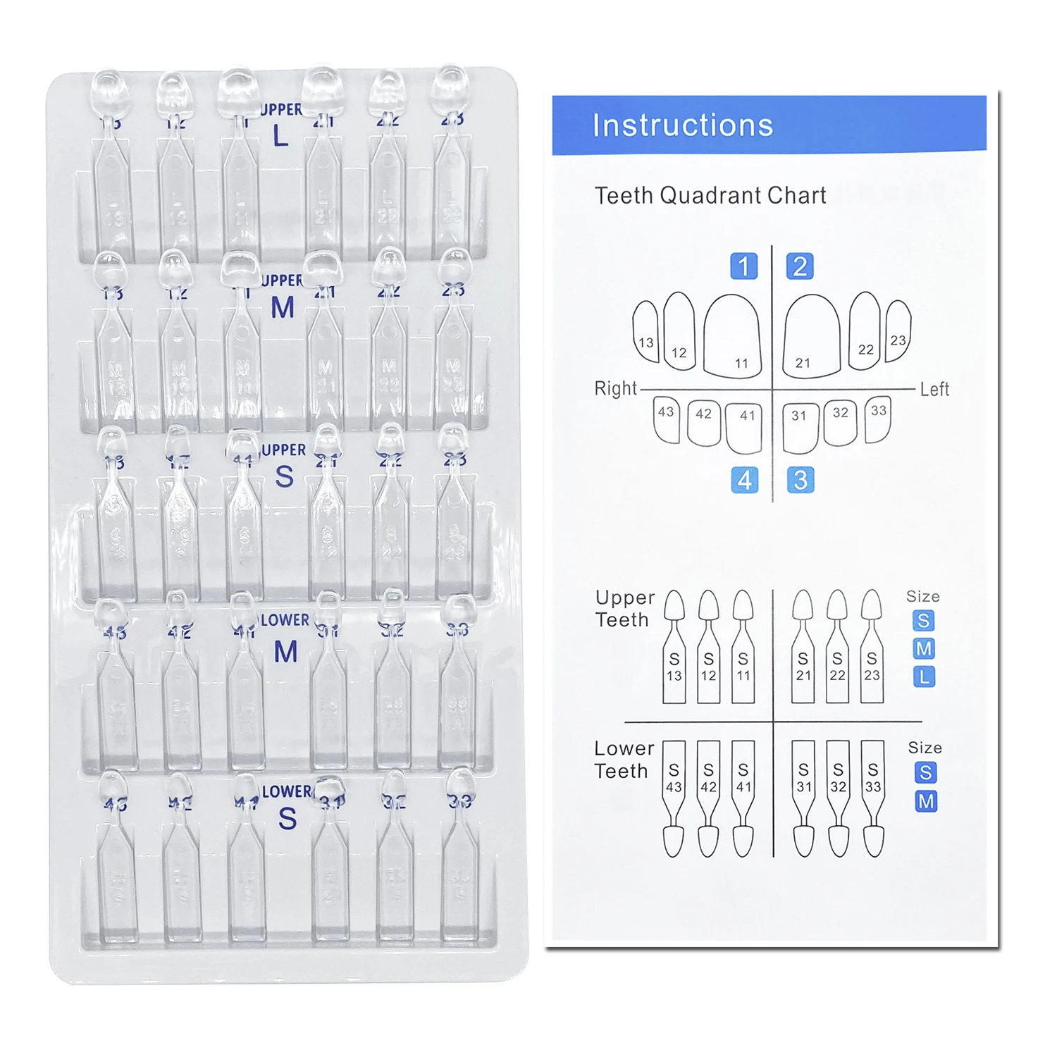 32 Buah/Set Kit Cetakan Veneer - Teeth Whitening Session ulasan dan harga