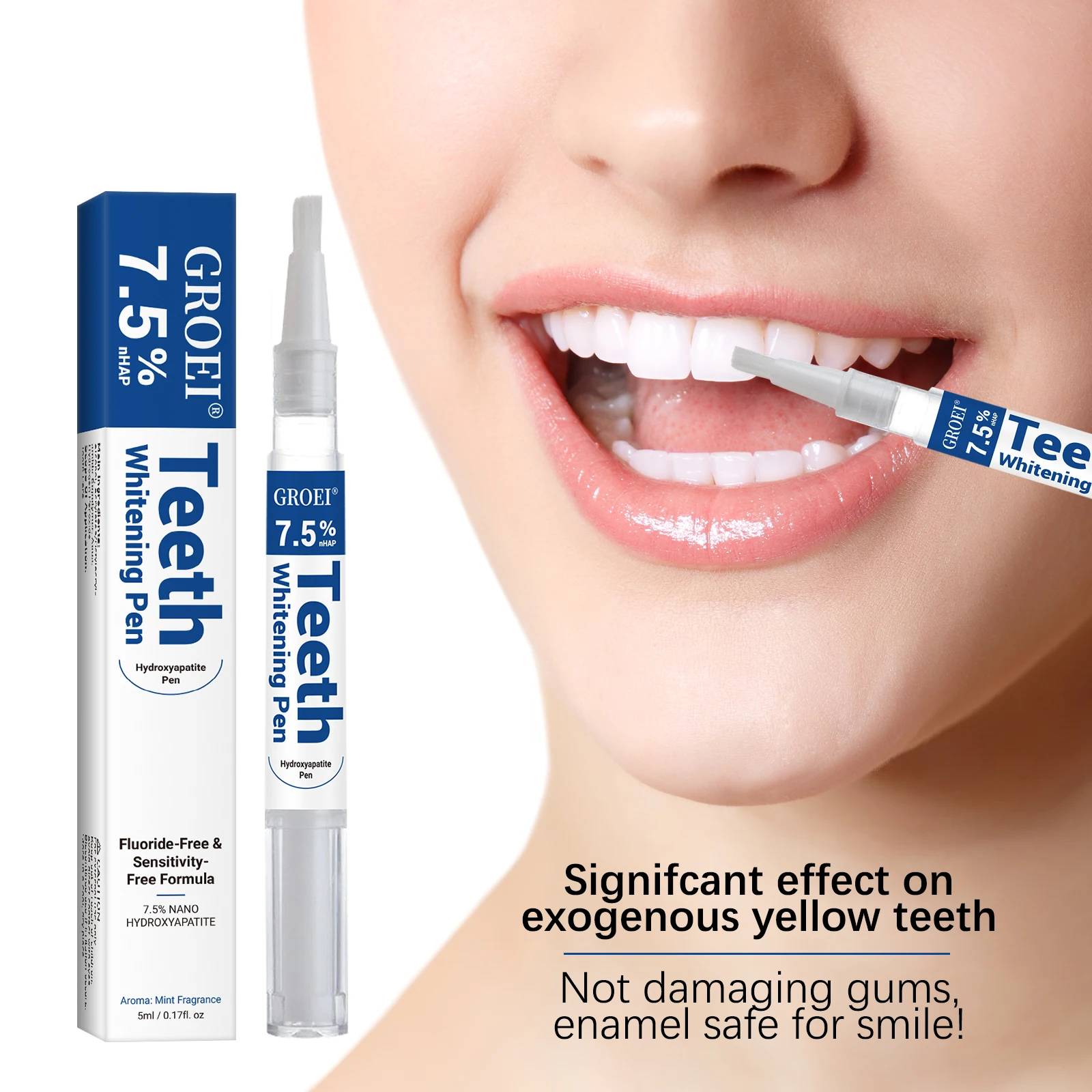 Pena Pemutih Gigi Hidroksiapat - Teeth Whitening Before And After ulasan dan harga