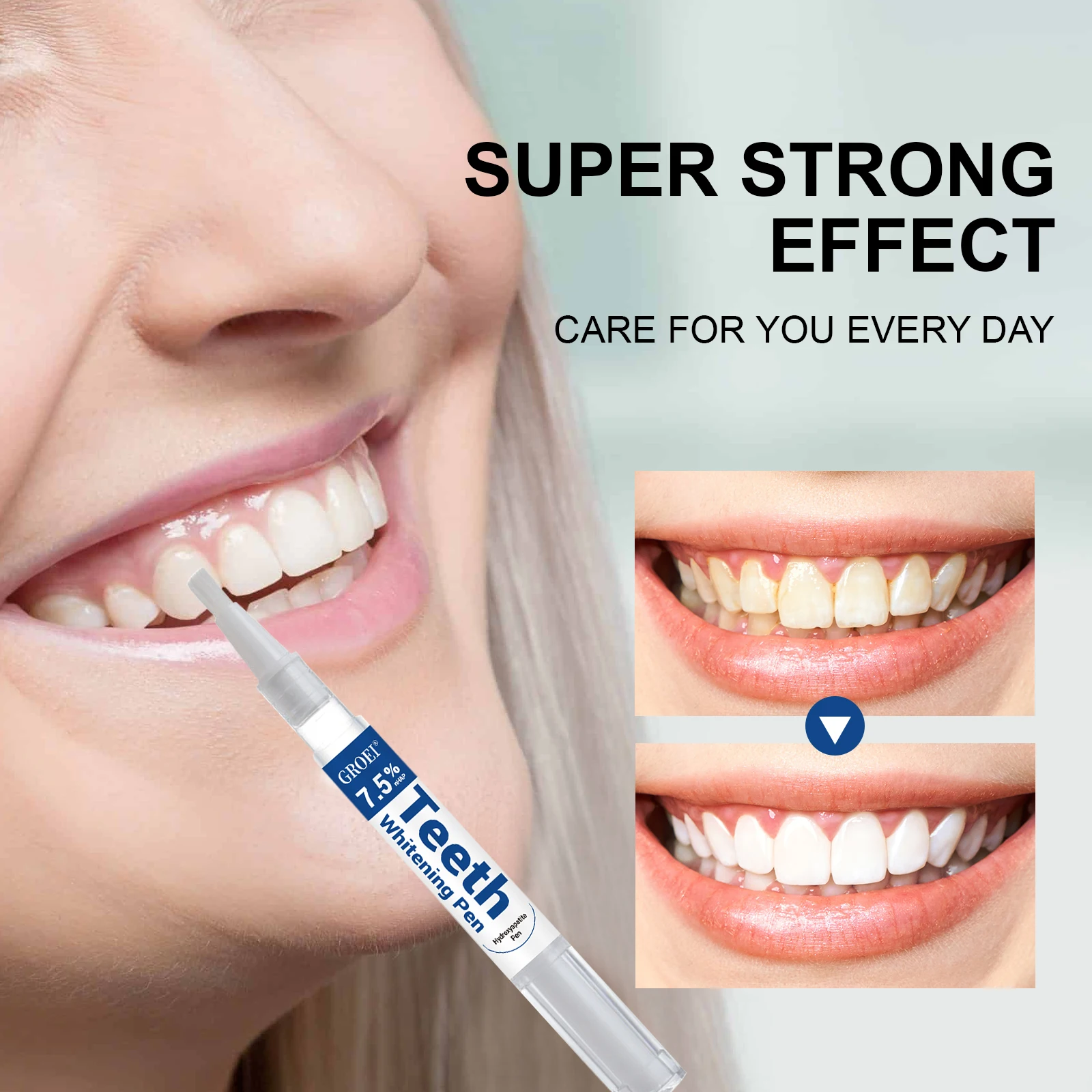 Pena Pemutih Gigi Hidroksiapat - Teeth Whitening Before And After ulasan dan harga