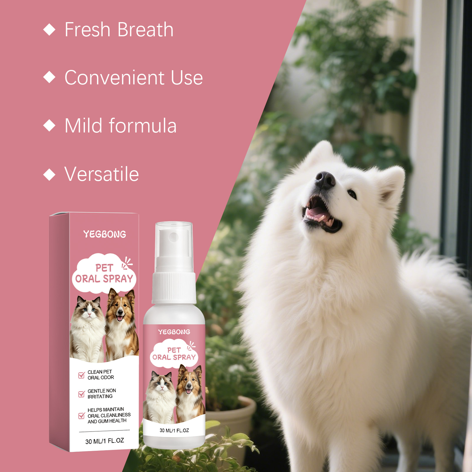 Semprotan Mulut Hewan Pelihara - Teeth Whitening Brush ulasan dan harga