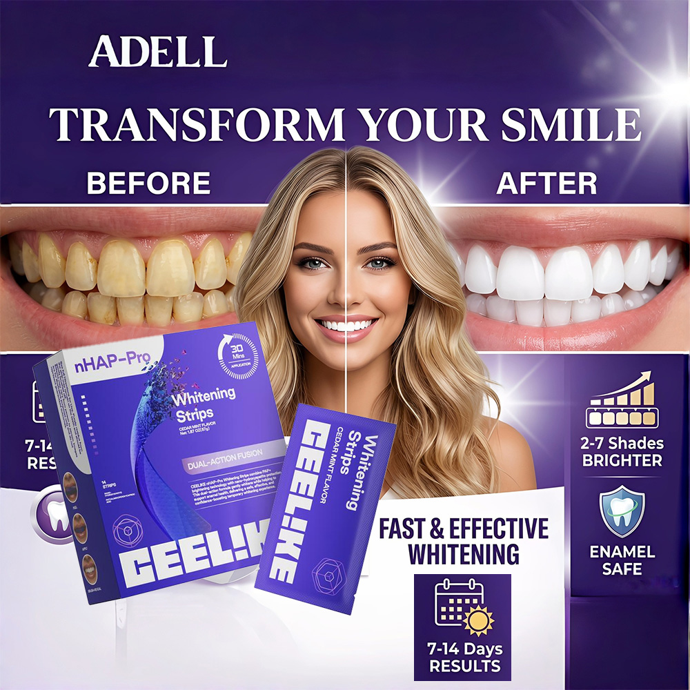Strip Pemutih Gigi Ungu 14pcs  - Teeth Whitening Street ulasan dan harga