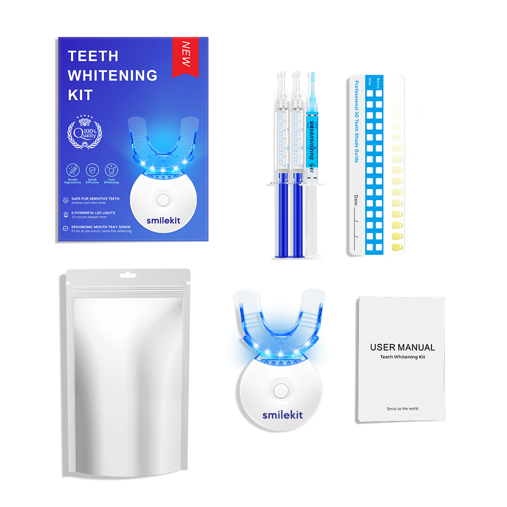 Kit pemutih gigi-5X lampu LED  - Teeth Whitening Before And After ulasan dan harga