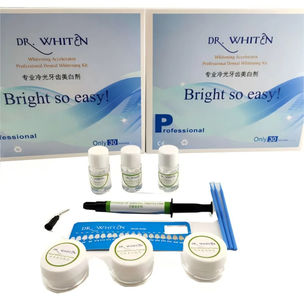 Set Pemutih Gigi 35% HP Bleach - Teeth Whitening Before And After ulasan dan harga
