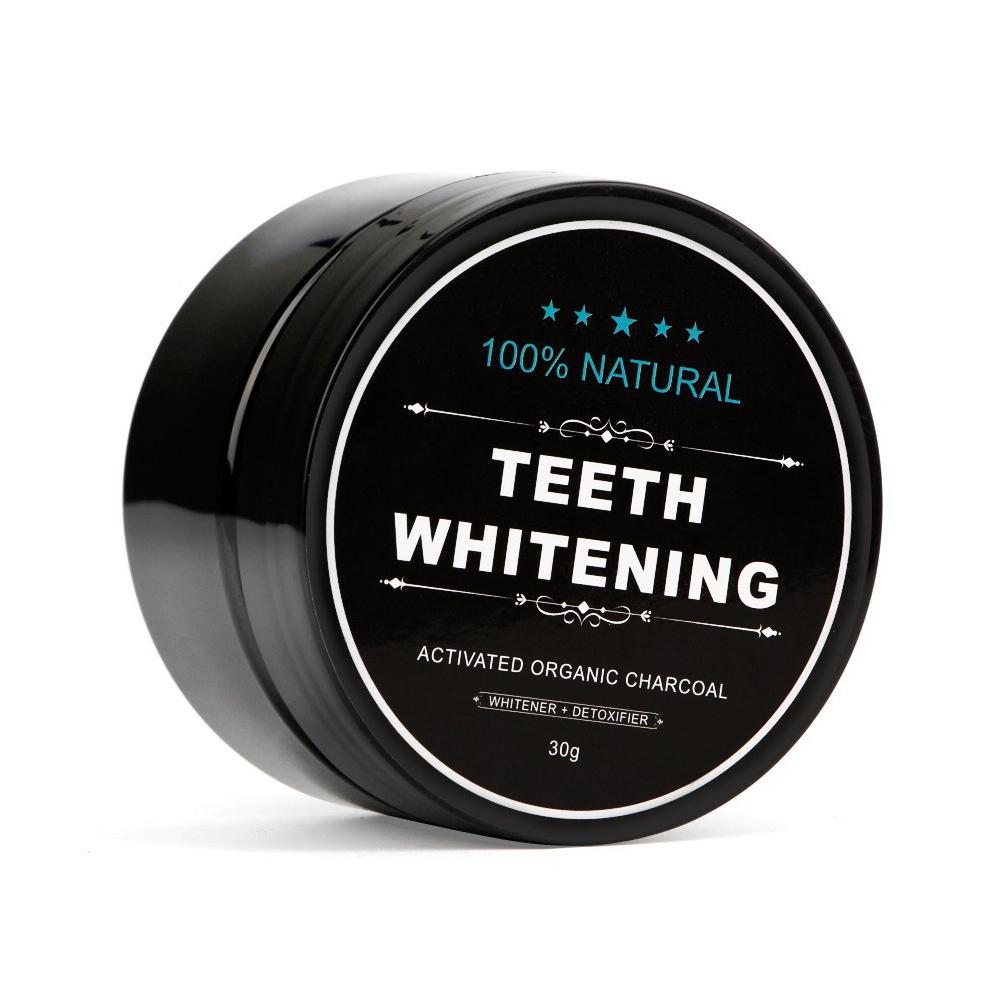 Bubuk Pemutih Gigi Alami Organ - Teeth Whitening Activated Organic Charcoal ulasan dan harga