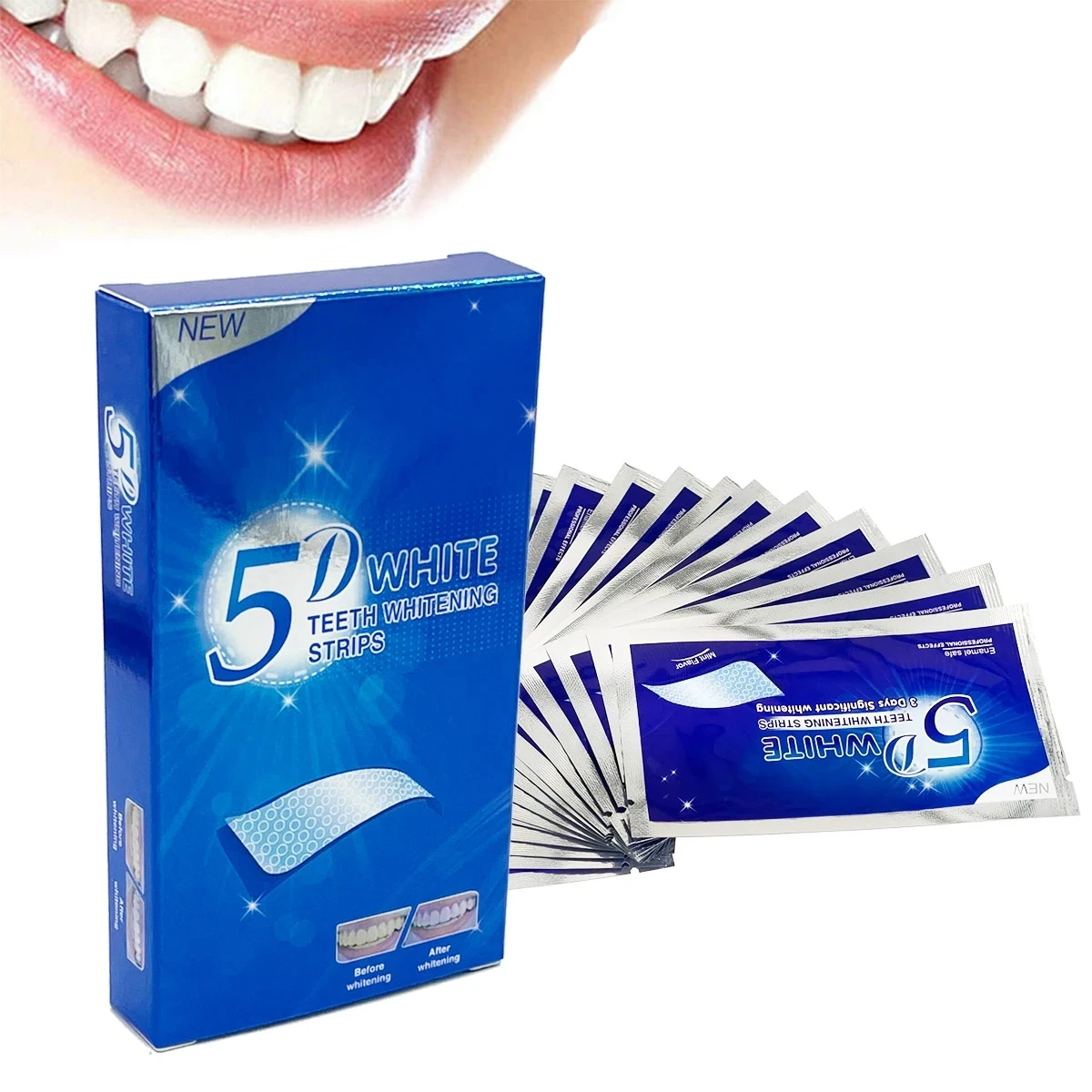 Strip Perawatan Kebersihan Mul - Teeth Whitening Before And After ulasan dan harga