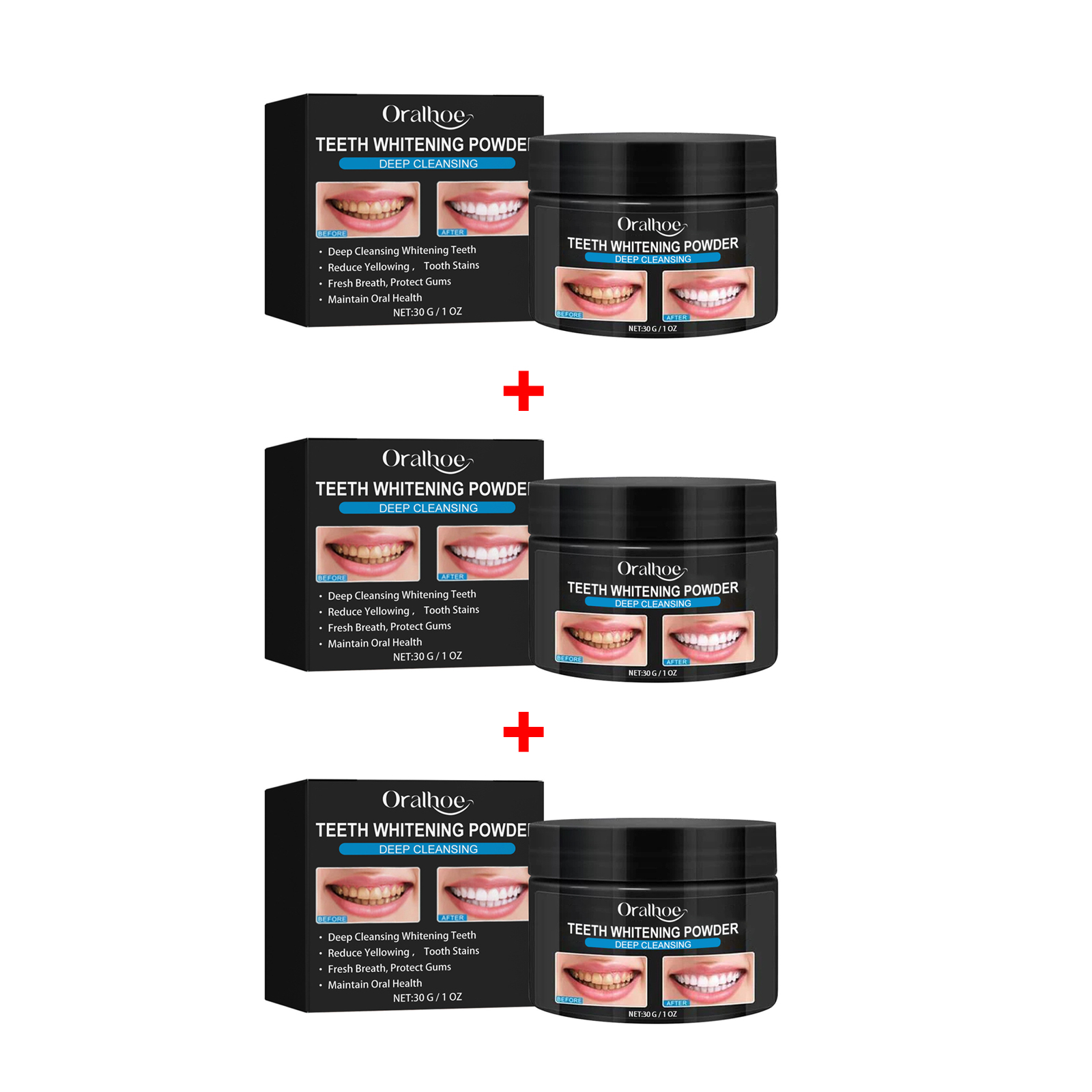 Arang Pemutih Gigi Bubuk Pembe - Teeth Whitening App ulasan dan harga