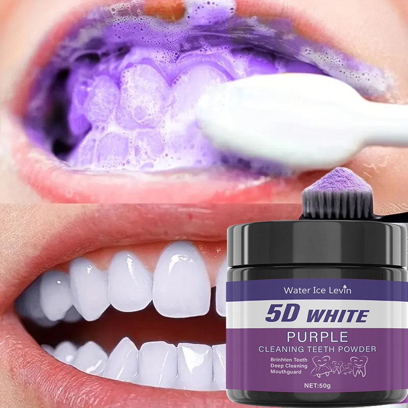 Bubuk Pemutih Gigi 5D. Formula - Teeth Whitening Baking Soda ulasan dan harga