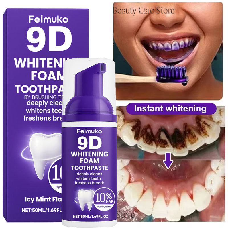 Pasta Gigi Pemutih Gigi Ungu 9 - Remineralizing Toothpaste ulasan dan harga