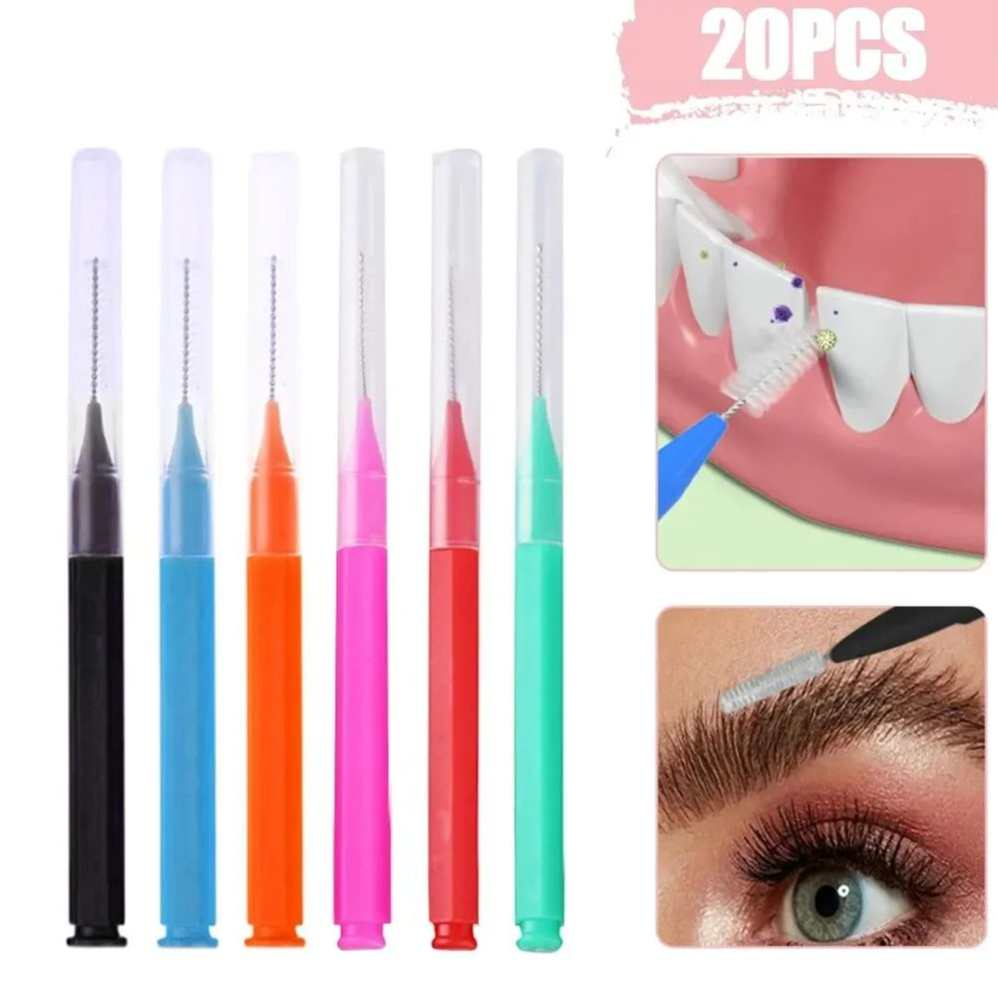 Kotak sikat Interdental, sikat - Teeth Whitening Brush ulasan dan harga