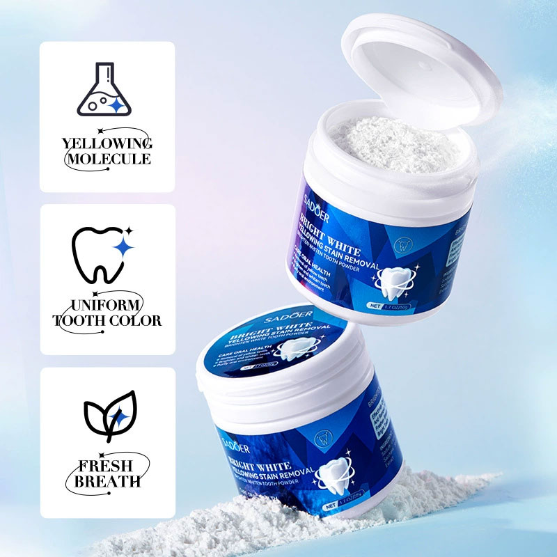 Bubuk Pemutih Gigi Pemutih Gig - Teeth Whitening Baking Soda ulasan dan harga