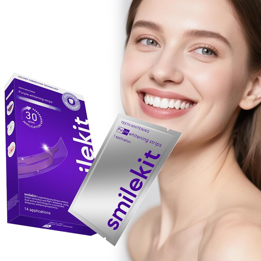  Strip Pemutih Gigi Smilekit  - Teeth Whitening Street ulasan dan harga