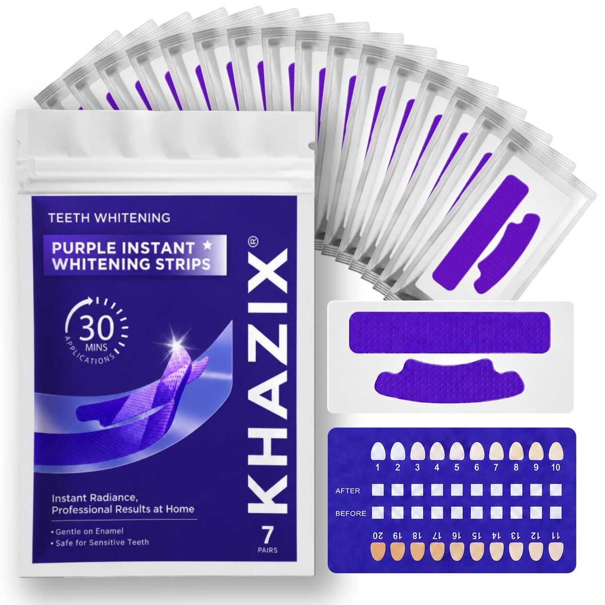 1/7 Pasang Strip Pemutih Gigi  - Teeth Whitening Street ulasan dan harga