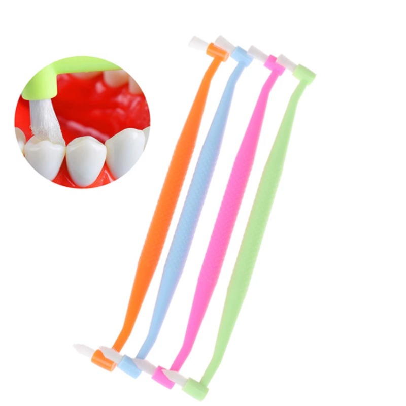 4 Buah Sikat Gigi Ortodontik K - Teeth Whitening Brush ulasan dan harga