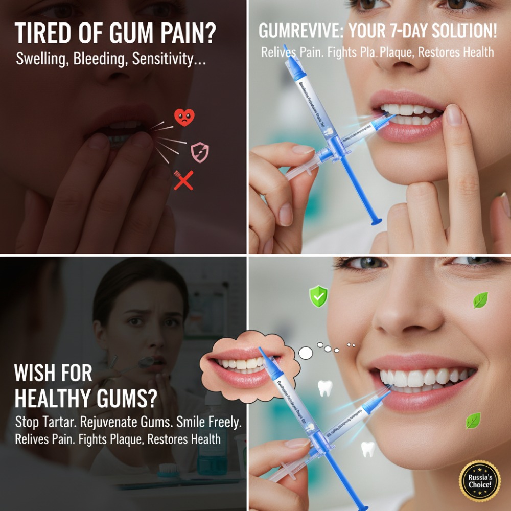 GUMREVIVE Gel Perawatan Period - Teeth Whitening Before And After ulasan dan harga