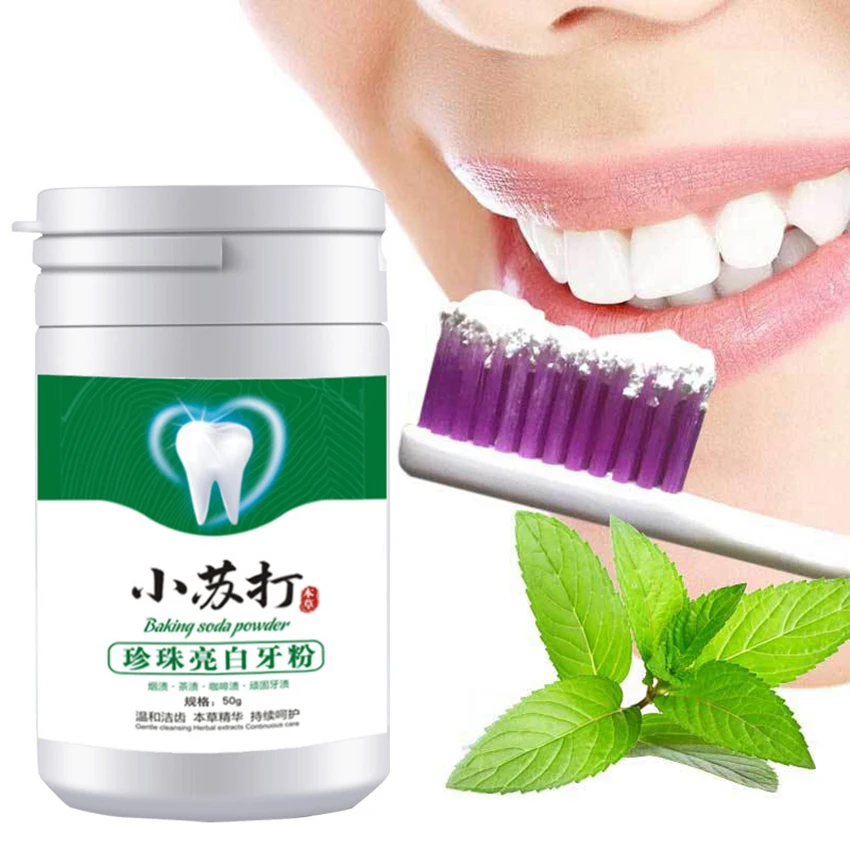 Bubuk Pemutih Gigi Soda Kue, P - Teeth Whitening Baking Soda ulasan dan harga