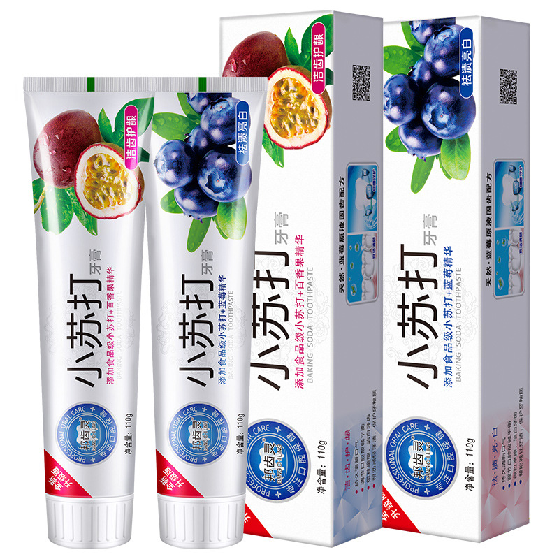 Pasta Gigi Soda Kue Rasa Buah, - Teeth Whitening Baking Soda ulasan dan harga