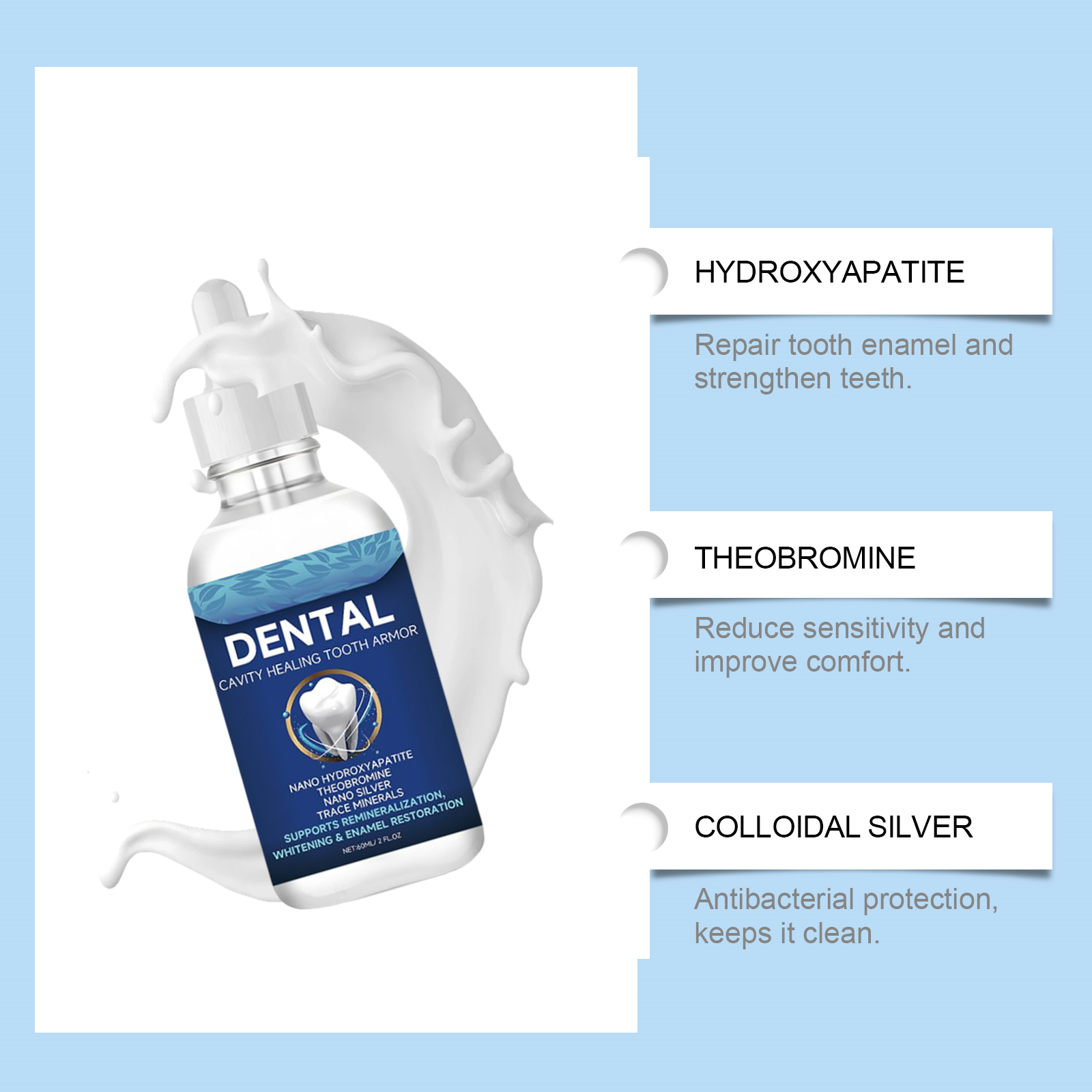 60ml Nano Hydroxyapatite Tooth - Remineralizing Toothpaste ulasan dan harga