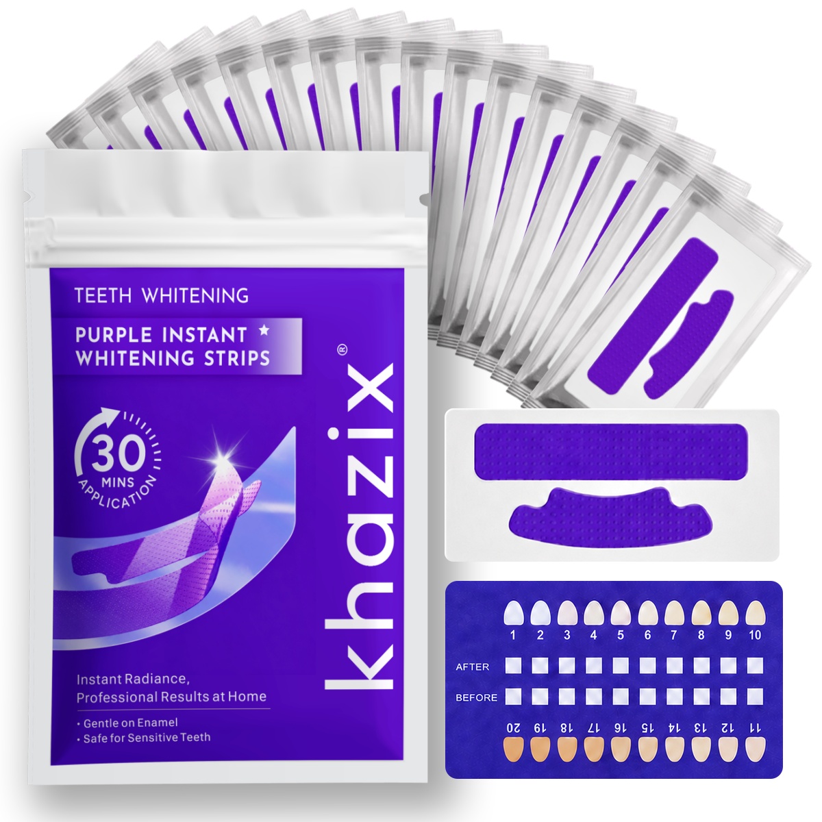 1/7 pasang Strip Pemutih Gigi  - Teeth Whitening Street ulasan dan harga