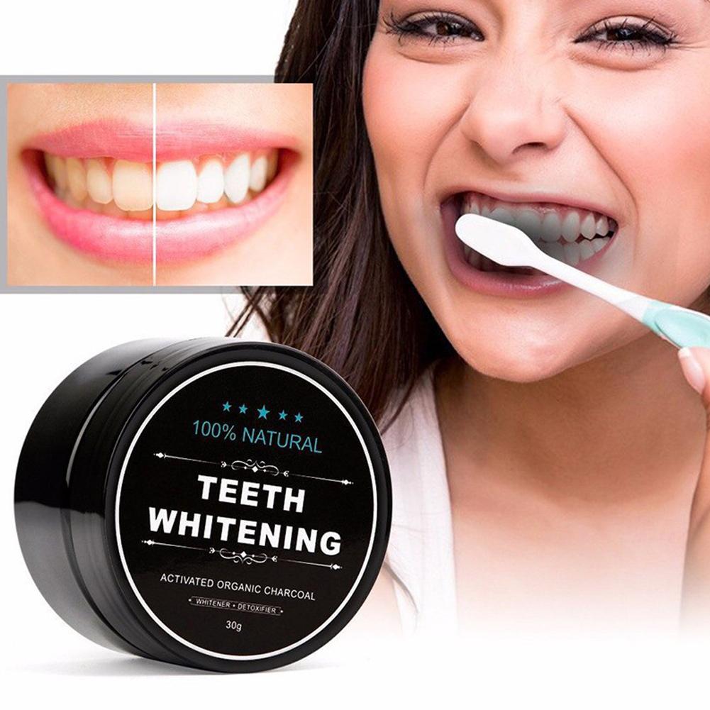 Bubuk Arang Aktif Organik Pemb - Teeth Whitening Activated Organic Charcoal ulasan dan harga