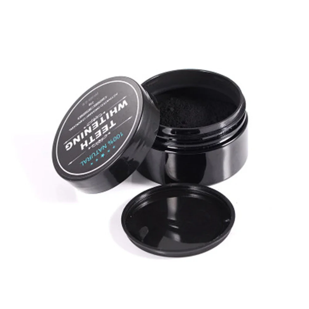 Bubuk pemutih gigi, 2 jenis, a - Teeth Whitening Activated Organic Charcoal ulasan dan harga