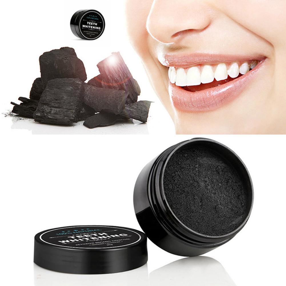 Bubuk Pemutih Gigi Alami Organ - Teeth Whitening Activated Organic Charcoal ulasan dan harga
