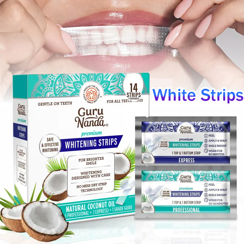 1/2/3 Kotak Strip Putih Minyak - Teeth Whitening Oil Pulling ulasan dan harga