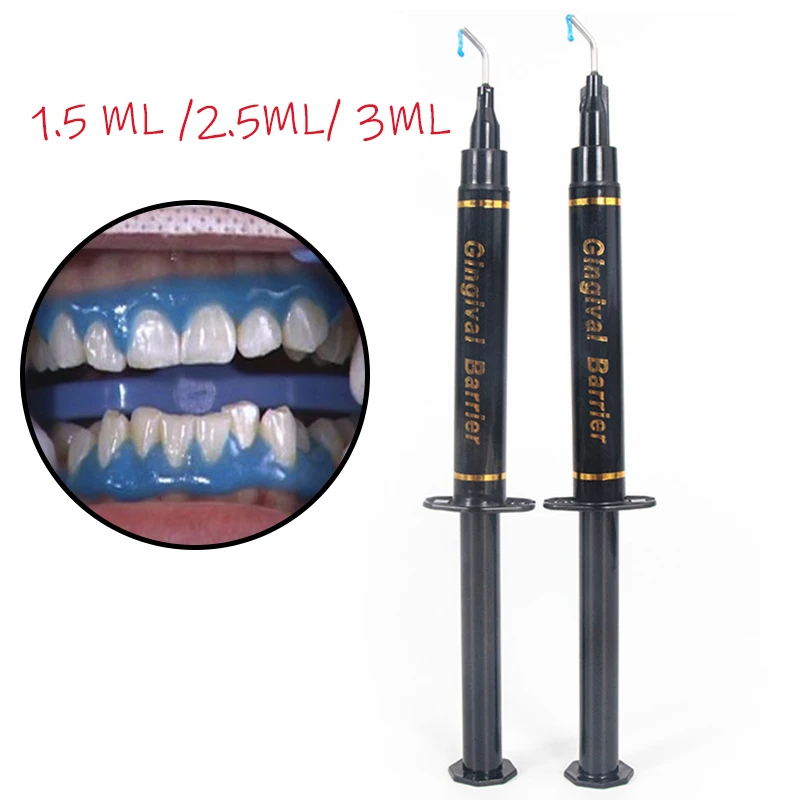 1.5/2.5/3ML Penghalang Gusi Pe - Teeth Whitening Gingival Barrier ulasan dan harga