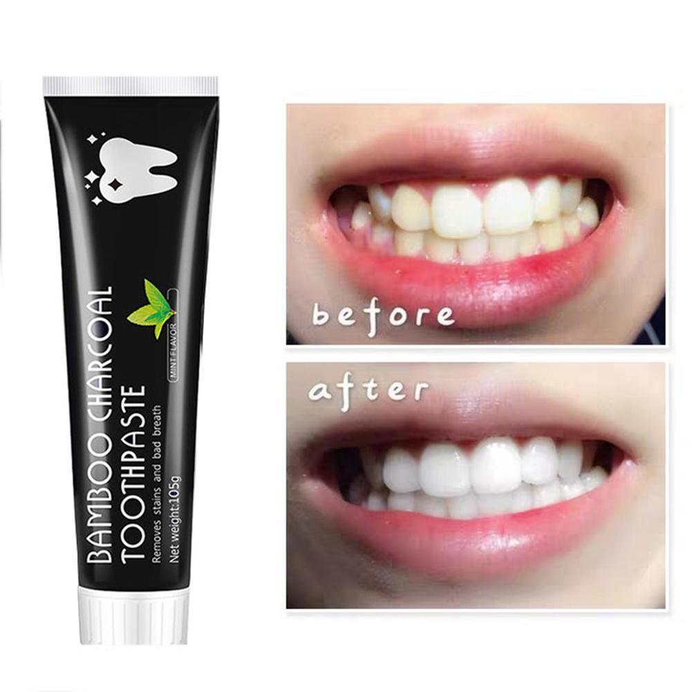 Pasta Gigi Arang Bambu Pemutih - Teeth Whitening Activated Organic Charcoal ulasan dan harga