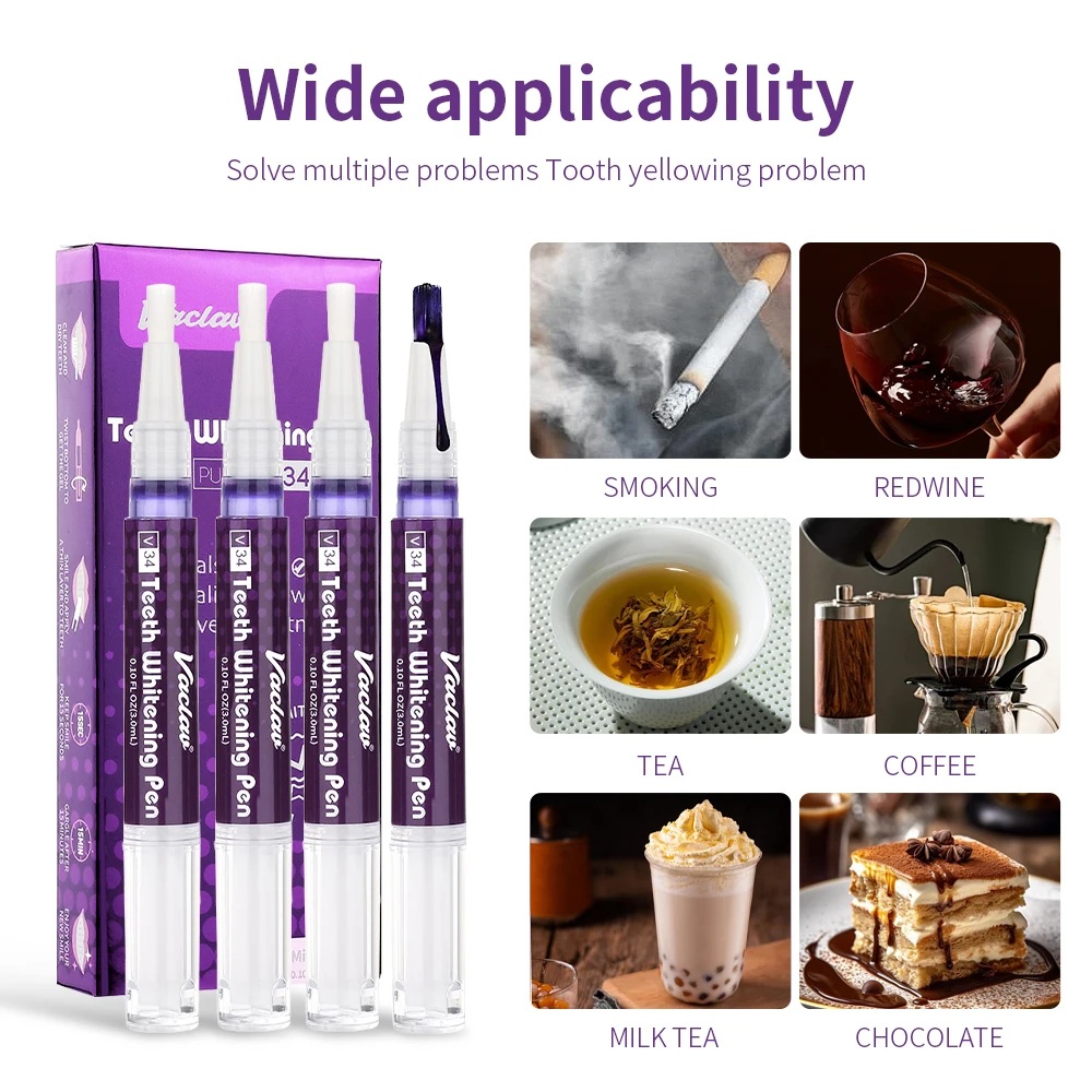 Vaclav V34 Pena Gel Pemutih Gi - Teeth Whitening Before And After ulasan dan harga