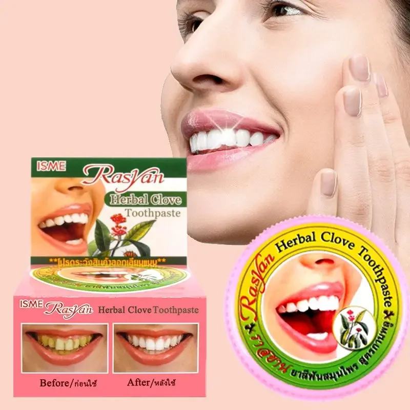 Bubuk Gigi Cengkeh/Kelapa Thai - Teeth Whitening Street ulasan dan harga